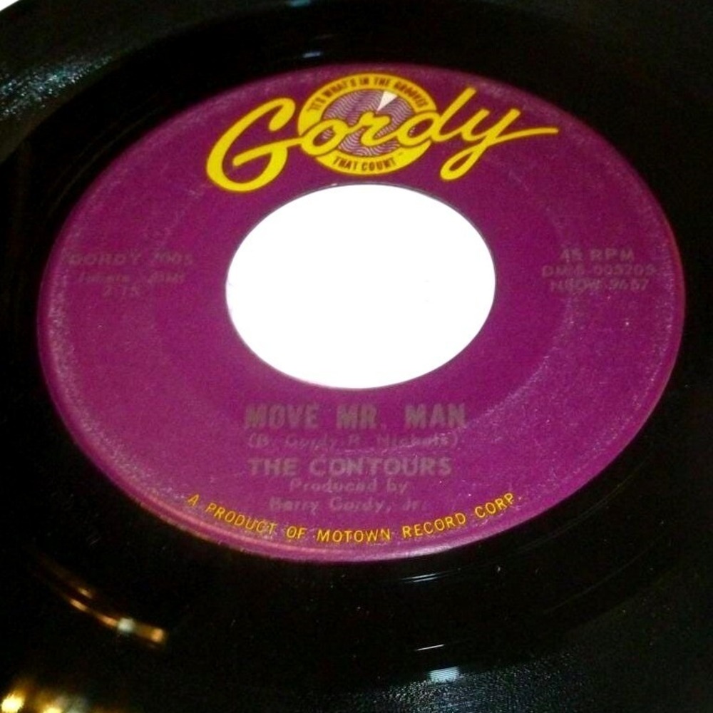 The Contours 45 RPM Do You Love Me / Move‎ Mr. Man Gordy 7005 Motown 1962 Vinyl